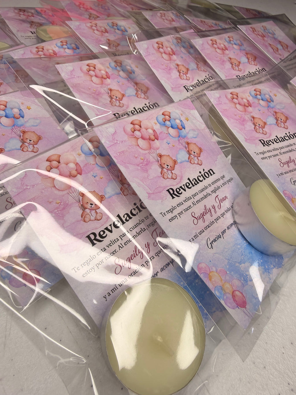 Velitas de Bendición Personalizadas