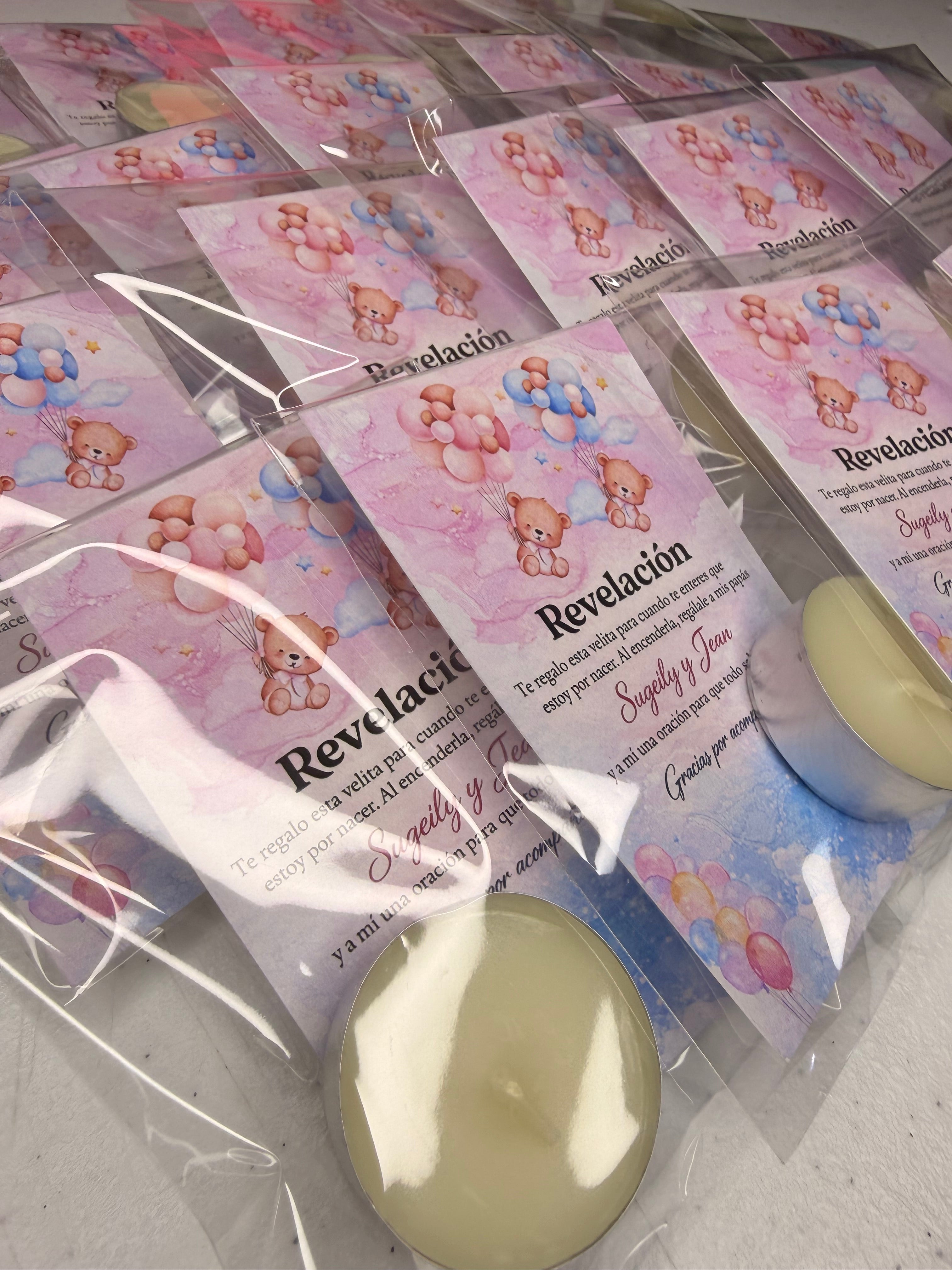 Velitas de Bendición Personalizadas