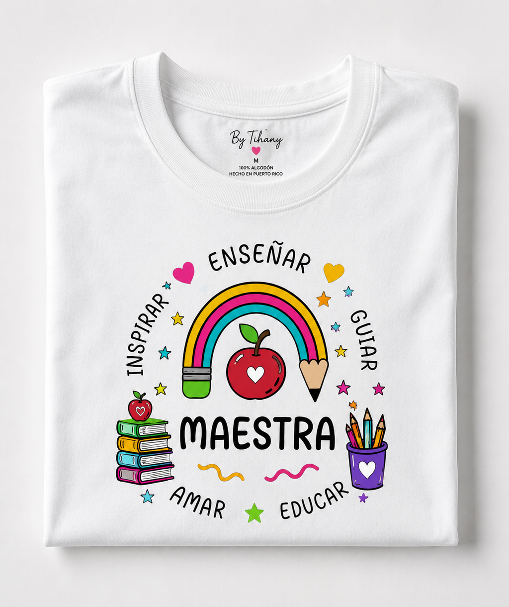 Camisa Maestra – Inspirar, Enseñar, Guiar