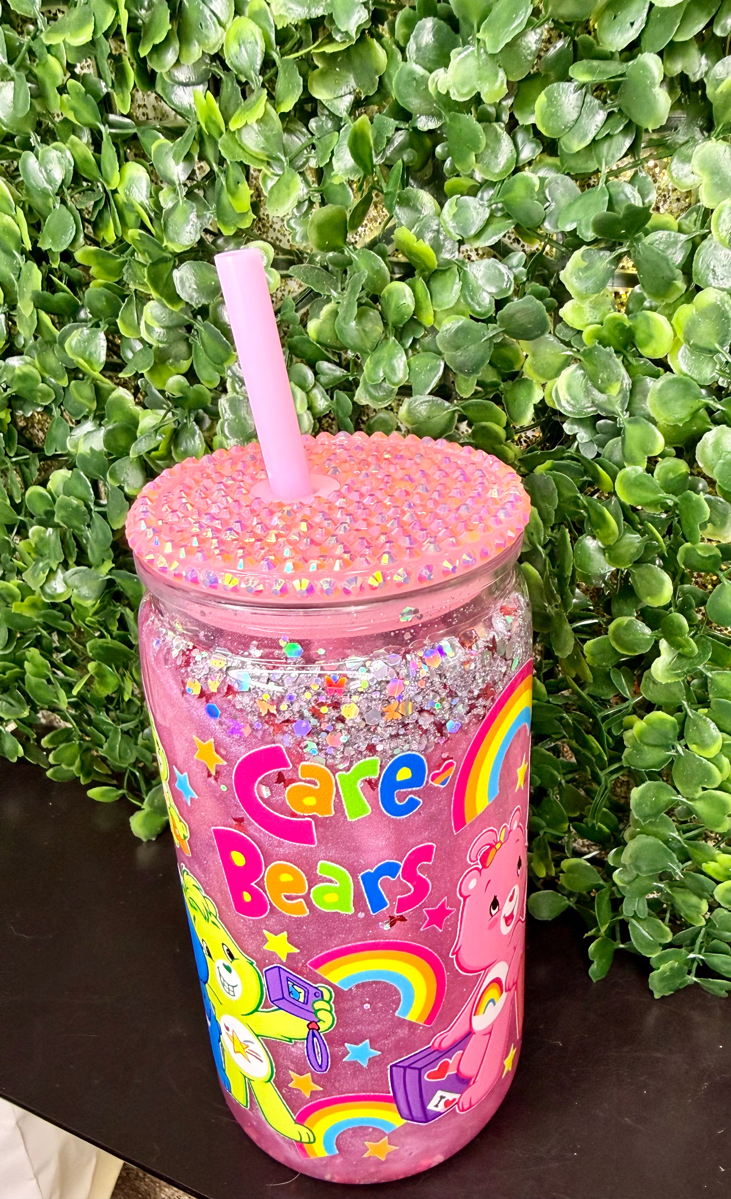 Snowglobe Care Bears – Vaso con Brillo y Movimiento