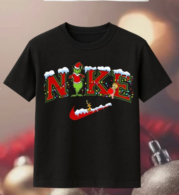 “Grinch Christmas Nike Style” (Kids & Adults)