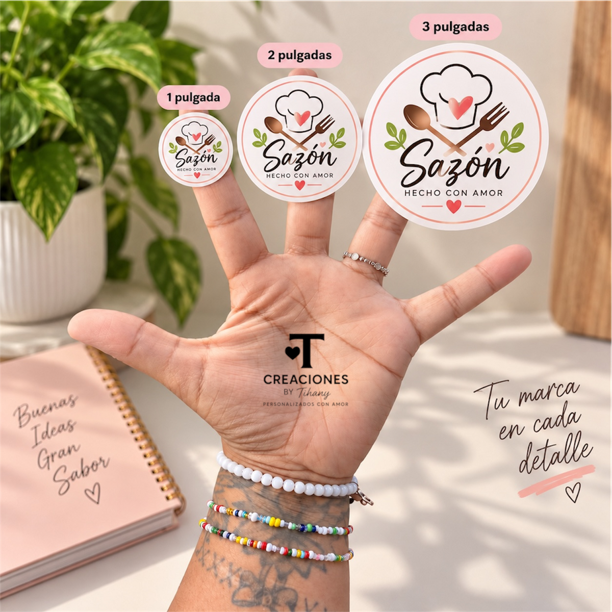 Stickers Personalizados Waterproof Gloss