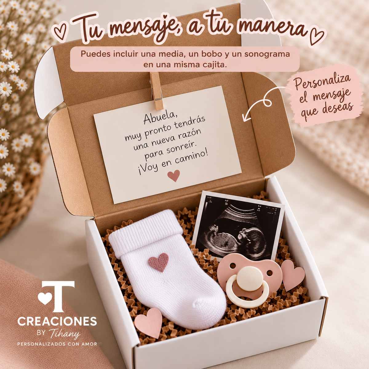 Cajita Sorpresa – Un Bebé Viene en Camino