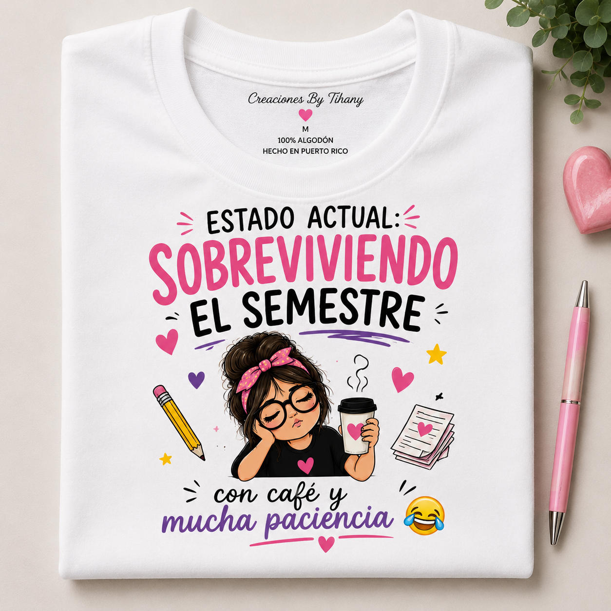 Camisa Maestra – Sobreviviendo el Semestre